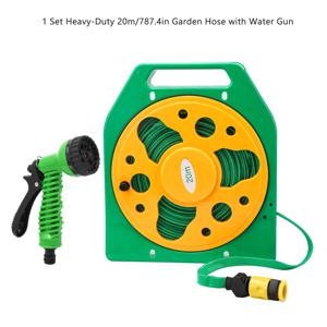 TEMU 590인치에서 787인치까지 측정되는 헤비 듀티 정원 호스 세트. 넓은 직경, 물총, 커넥터가 특징입니다. 가볍고 누수 방지 기능이 있는 이 호스는 모든 계절에 적합하며 유럽 및 미국 표준 나사산이 제공됩니다.