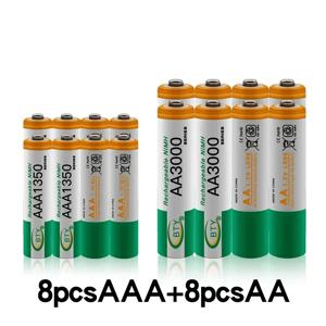 TEMU AA+AAA 충전지 1.2V AA3000MAH+AAA1350MAH 니켈 수소 배터리, 카메라 장난감 자동차 컴퓨터 시계 라디오 비디오 게임 디지털 카메라용 (4AA+4AAA,8AA+8AAA,12AA+12AAA,16AA+16AAA,20AA+20AAA)
