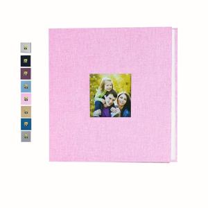 TEMU 4X6 5X7 8X10 사진 스크랩북에 적합한 자체 접착식 페이지 사진 앨범, 베이비 샤워, 결혼식, 가족에게 적합한 접착 페이지 앨범 책, 11X10.6인치 베이지색 40페이지