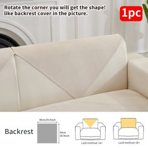 TEMU 모종 벨벳 소파 쿠션, 사계절 사용 가능, 미끄럼 방지 소파 커버, 홈 텍스타일 장식