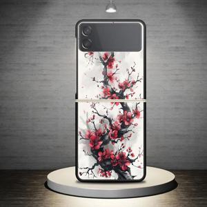 TEMU 폰 케이스: 갤럭시 Z 플립5 Z 플립4 Z 플립6 Z 플립3 Z 플립 5G용 아름다운 꽃무늬 하드 커버