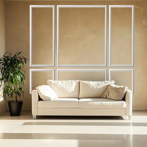 TEMU 벽면 조립 키트 3세트, 사진 프레임 모듈, 가정 장식용, 실내 벽용 자가 접착식 사진 프레임 모듈, 실내 벽 및 상점 장식에 적합