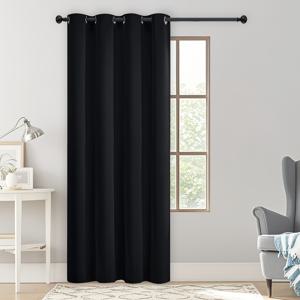 TEMU 1개 100% 커튼, 상단 금속 링으로 쉬운 설치, 100% 폴리에스터 소재, 침실, 거실, 사무실 프라이버시 강화, 사계절 사용 가능, 크리스마스 및 새해 장식용 침실 커튼