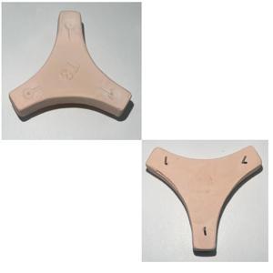 TEMU 다양한 사양 도자기 도구 전조기 초고열 못 T자형 못 삼각형 못 전조기 고온 받침 재사용 가능 전조기 스크래프홀딩