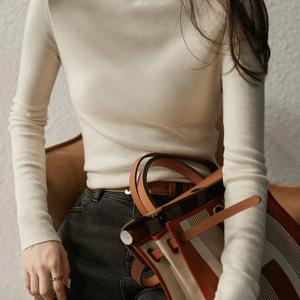 TEMU 클래식 인기 하프 하이 칼라 셔츠 정장 출퇴근 단색 안감 [니안니안]