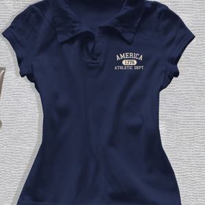 TEMU 새로운 스타일, 여성 패션 슬림핏 숏 폴로, 작은 V넥 및 반팔