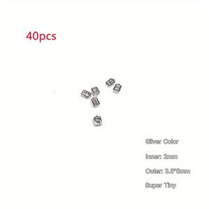 TEMU 40개 초소형 버튼, 2mm 내경 - 혼합 색상 (검정, 흰색, 파랑, 골드), 베이비돌 재봉 및 공예 프로젝트에 완벽한 핸드메이드 버튼 | 생생한 컬러 디자인, 세부적인 디테일의 재봉 액세서리