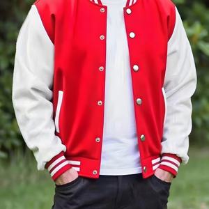 TEMU 남성 봄 야구 유니폼, 이스터 에디션, 트렌디, 매력적인, 다용도 재킷, 스타일리시한 남성을 위한 필수템, 성격 카디건, 스냅 버튼 코트, 캐주얼, 슬림핏, 모든 체형에 어울림