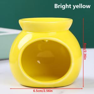 TEMU 1개 세라믹 에센셜 오일 버너 티라이트 캔들 홀더 장식용 아로마 디퓨저 화이트 사이즈