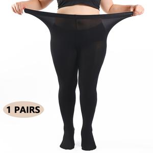 TEMU 80D 초대형 풍성한 자매 벨벳 플러스 사이즈 팬티스타킹, 대형 사이즈 타이츠 가을/겨울용, 따뜻한 나일론 소재, 1개 또는 2개