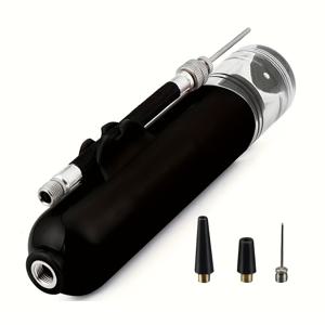 TEMU 4개 다기능 휴대용 펌프 (자전거, 농구공, 축구공용), 휴대용 공기 주입 장치, 배터리 없음