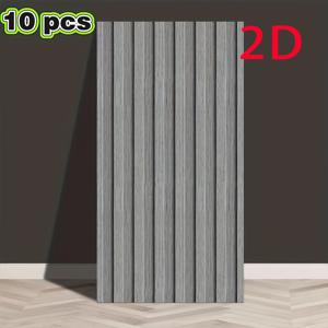 TEMU 10개 그리드형 2D 벽 패널, 자가 접착 우드 그레인 타일 스티커, 벽, 천장, 바닥용, 벗겨지는 벽지, 거실, 주방 스플래시백, 사무실 장식용