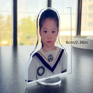 TEMU 맞춤 만화 애니메이션 부품 아크릴 스탠드 피규어 사진 데스크탑 장식 파티 식탁 센터피스 DIY 방수 사진 스타 애완 동물 주얼리 맞춤 제작