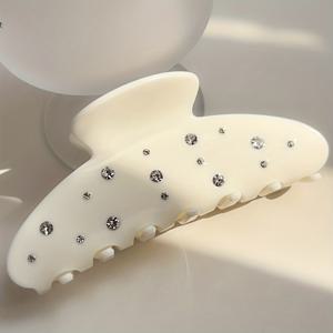 TEMU 1개 신상 고급스러운 스타일 헤어 클립, 우아하고 정교한 헤어 액세서리, 다용도 상어 모양 머리핀, 일상용, 포니테일, 업도, 축제 및 선물용, 페스티벌 헤어 액세서리