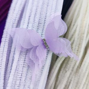 TEMU 15개 미니 오간자 나비, 3D 리얼리스틱 파스텔 나비 장식, DIY 공예, 헤어 액세서리, 사진 소품 및 장식에 이상적. 웨딩, 신부 장식, 선물 포장, 스크랩북, 드레스, 셔츠, 가방 등 장식에 완벽한 섬세한 투명 날개 디자인