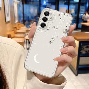 TEMU 스타를 잡는 폰 케이스, 힐링 동반자 고요한 밤하늘, 삼성 갤럭시 A73 72 71 70 52 50 32 20s 14 15 10s 06 05 04 03 S26 25 24 23FE 22PLUS 21ULTRA용, 마음을 달래주는 선물, 무광 터치, 스크래치 방지