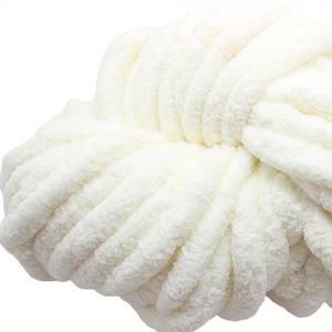 TEMU 초극세사 차니엘 얇은 털실 - 250G, 2Cm 두께 아이슬란드 양털, 따뜻한 담요, 소파 쿠션 & 공예 프로젝트용 - 다양한 색상 제공