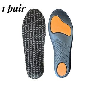 TEMU 1쌍 스포츠 깔창 - 충격 흡수 및 통기성 원단, 고탄성, 중성 스포츠 농구 깔창, 지지 깔창 포함 | 패셔너블 깔창 | 편안한 착용감 발패드