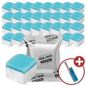 TEMU 브리즈문 에탄올 고체연료 미니화로 착화제 10개 30개 착화탄 숯 장작 점화제 20g 30g 50g