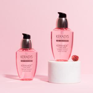 TEMU 케라시스 손상모 케어용 헤어 앰플 70ml*2개 + 여행용 미니샴푸 180ml 증정