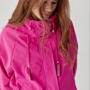 TEMU 캐주얼 여성 패션 재킷 | 가볍고 편안한 후드 탑, 보이지 않는 포켓 디자인, 단색, 올 시즌 착용