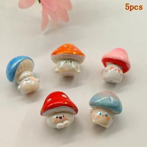 TEMU 5개입 창의적인 미니어처 풍경 나무 줄기, 버섯 레진 포함, 장식용 비즈 홀, 정원 가꾸기, 비즈 펜, 폰 체인 및 액세서리 장식품에 적합