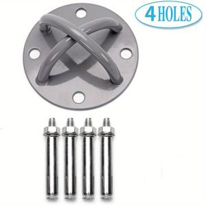 TEMU 벽 및 천장용 앵커 - 고하중 마운팅 브라켓, 지붕 공중 요가 샌드백 그네 해먹 의자 가정용 실내용 후크 선풍기 걸이 링 후크, 트레이닝 스트랩, 요가 그네, 해먹, 복싱 샌드백, 신체 근력 헬스 장비, 배틀 로프 걸이용