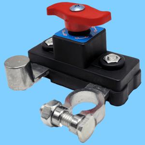 TEMU 1개 배터리 클램프 단자 커넥터, 멀티홀 배터리 단자 커넥터, 2026 업그레이드 버전, 배터리 메인 디스커넥트 스위치 - 본체 순수 알루미늄 네거티브 디스커넥트 스위치, 12-24V, 고급 디스커넥트/디스커넥트 스위치, 효율적인 배터리 관리 가능. 아버지의 날 선물