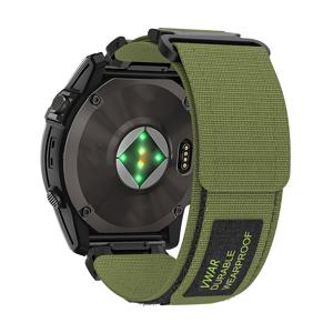 TEMU GARMIN Fenix 7X 7 7S 6X 6 6S Pro 5 5X 5S Epix 2용 26mm/22mm 택티컬 밴드, 965 인스틱 퀵 릴리스 교체 시계 밴드용 부드럽고 내구성이 뛰어난 스트랩 바디, 하이 마운틴 나일론 루프 매직 테이프 메탈 통기성 경량 스포츠 스트랩