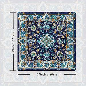 TEMU Jit1pc 20In×24In24In×24In, 복잡한 이슬람 7가지 패턴 세탁기 및 건조기 상단 보호 매트, 세탁기 먼지 덮개 매트, 주방 추가품, 미끄럼 방지, 세탁실 욕실 홈 데코, 방 꾸미기에 적합