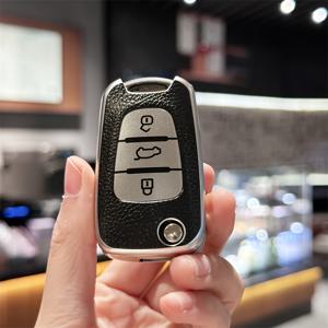 TEMU HYUNDAI I10, I20, Ix20, I30, Ix35 및 KIA Ceed, Soul, Sportage, Venga 호환 차량 키 케이스