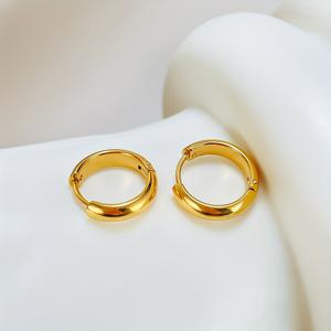 TEMU 저자극성 스테인리스 스틸 후프 귀걸이, 모든 계절에 완벽하며 친구와 가족을 위한 훌륭한 선물로 적합하며 다양한 행사에 적합합니다.