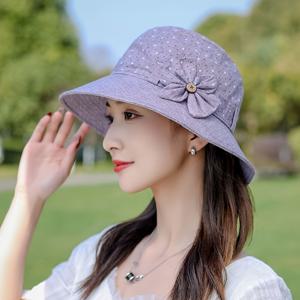 TEMU 봄과 여름 컨트리 스타일 노인 모자, 여성용 봄 가을 썬쉐이드 모자, 엄마 선모자 탑햇, 할머니 얼굴 버킷햇, 야외 캐주얼 패션 캡, 어머니의 날 선물