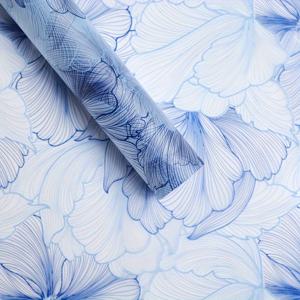 TEMU 투명한 장미 패턴 플로럴 선물 포장지 5매 - 플라스틱 재질, 세련된 파스텔 색상과 생생한 패턴의 반투명 디자인, 꽃다발, 공예 및 특별한 날에 적합