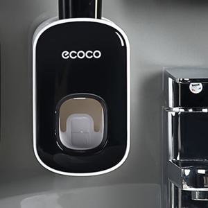 TEMU 치약 짜개 겸 디스펜서 – 벽걸이형 자동 핸즈프리 디자인 – 칫솔걸이 포함 – 간편한 리필 – 낭비 없음