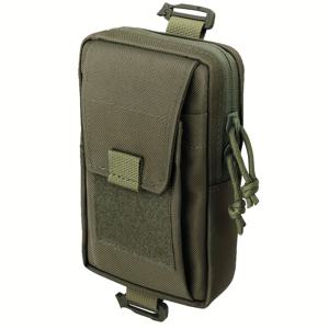 TEMU 아웃도어 백팩용 파우치, 어깨 스트랩용 스포츠 몰리 부착 장치 특징, EDC 및 휴대폰 보관에 적합