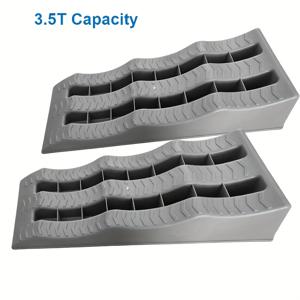 TEMU RV 휠 차크, 2개 세트 RV 3단 타이어 램프, 3단계 레벨링 웨지 블록, RV 자동차 안정화 시스템, 캠퍼, 트럭, 모터홈용, 3.5톤 하중 용량, 고르지 않은 표면에서 가전제품 수평 유지