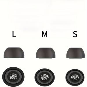 TEMU 갤럭시 버즈 3 프로용 이어팁 3쌍 세트 - S/M/L 사이즈, 편안한 디자인, 땀 방지, 재사용 가능한 이어팁 액세서리, 교체용 이어버드 | 스타일리시한 이어버드 디자인 | 편안한 귀마개