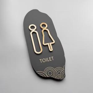 TEMU 1개 욕실 문 표지판 - 현대적인 화장실 상징 및 성별 아이콘 (여성/남성), 도어 장착형 욕실 장식, 공중화장실용 내구성 있는 플라스틱 장식, 사무실 및 가정용 - 쉬운 설치, 3.15x7.87인치, 화장실 액세서리 및 데코, 사무실 간판, 현대적 디자인, 오래가는 재질, 시설 유지보수, 디자인, 고품질 간판, 비즈니스 사인