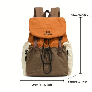 TEMU 남녀 공용 백팩 - 대용량 경량 여행 가방, 조절 가능한 스트랩, 다중 컴파트먼트 및 내구성 폴리에스터 - 캐주얼 크로스바디, 통근, 하이킹, 일상용 (보라색), 하이킹 백팩, 디자인, 옥스포드 원단