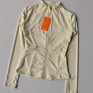 TEMU 여성용 캐주얼 긴소매 요가 스포츠 자켓, 패셔너블한 여성 상의, 풀집업 지퍼, 사이드 포켓, 슬림핏, 곡선형 디자인, 속건성 및 통기성, 달리기, 요가, 피트니스, 스튜디오, 외출, 데이트, 데일리웨어에 적합, 카니발, 라마단, 밸런타인데이, 부활절, 노동절, 초여름 & 기념일, 반년기 & 아버지의 날에 적합, 여행 카니발 선물