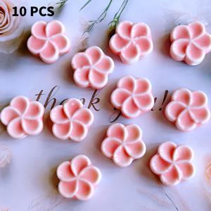 TEMU 자연에서 영감을 받은 꽃잎 모양 구슬 10개, 꽃무늬 주얼리 제작용품, 핸드메이드 DIY 공예품, 빈티지 스타일 선물 프로젝트 및 액세서리용