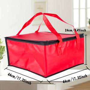 TEMU 피자 배달 가방, 점심 가방, 피크닉 테이크아웃 가방, 케이터링 가방, 케이크 운반 보온 가방, 냉장 보관 가방, 해산물, 음료 및 식품용 두꺼운 알루미늄 포일 가방, 부직포 아이스 가방, 식품 접촉용 아님