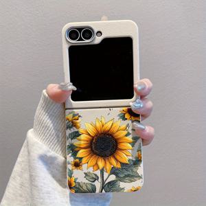 TEMU 새고 햇빛이 비추는 전체 몸통 검은색과 흰색 충격 방지 폰 케이스, 삼성 갤럭시 Z 플립 6, Z 플립 5, Z 플립 4, Z 플립 3 5G용. 이 TPU 접이식 스크린 폰 케이스는 삼성 갤럭시용으로 설계되어, 전체 보호, 가벼움, 혼합된 튼튼한 쉘을 제공합니다.