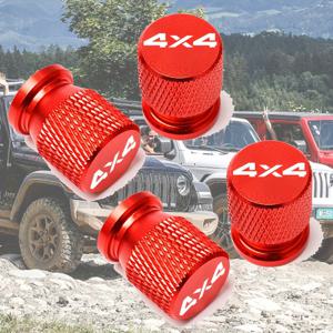 TEMU 4륜 구동 차량용 4X4 로고 타이어 밸브 스템. 포드, 토요타, 스즈키의 4륜 구동 모델과 호환됩니다.
