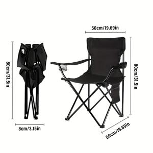 TEMU 야외 휴대용 캠핑, 피크닉, 해변 및 낚시용 암체어
