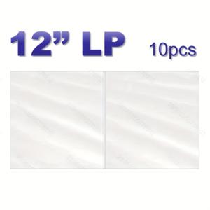 TEMU 10/20개 LP 양면 접이식 앨범 커버 - 내구성 플라스틱 방정전 보호 슬리브, 아이코닉 음악 사진 디자인, 먼지 방지 스크래치 방지 - 바이닐 레코드 보관 및 보존용