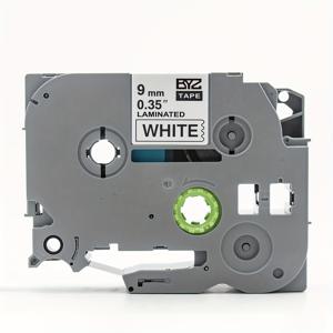 TEMU 1-5개 9mm 221 TZe 라벨 테이프, 브라더 TZe221 TZ221 TZ 9mm 라미네이트 블랙 온 화이트, 브라더 P-Touch 라벨 메이커 호환; 브라더 P-Touch 라벨 메이커 테이프, 9mm 0.35인치 TZ TZe 221 P-Touch 라미네이트, P-Touch PT-H110 PT-D210 D400 1290 라벨 메이커 호환