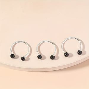 TEMU 여성 , 데이트, 파티에 완벽한 우아하고 스타일리시한 모조 진주 반지 3종 세트