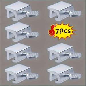 TEMU 7개 헤비듀티 금속 창문 잠금장치 - 조절식 이중 보안 가드, 위아래 창문용. 고품질 강화 소재 및 나사로 제작. 견고하고 내구성이 뛰어나며 부식 및 녹에 강함. 가정, 사무실, RV, 모터홈, 상업용으로 적합. 창문 보안 잠금장치 | 모던 창문 잠금장치, 창문 보안 잠금장치